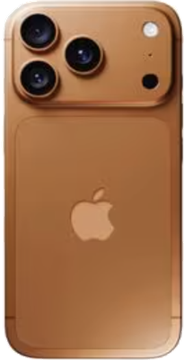 Vue de face de Iphone 17 pro